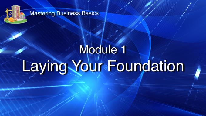 Laying Your Foundation