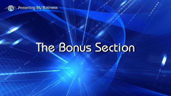 The Bonus Section